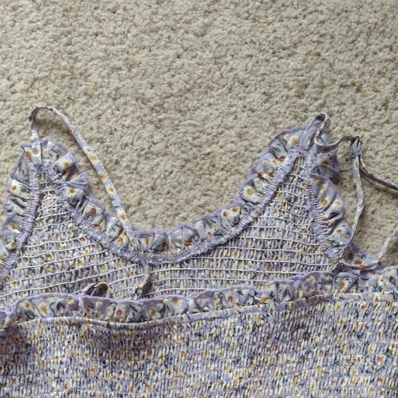 Purple Ruffled Dress - Picture 4 of 4